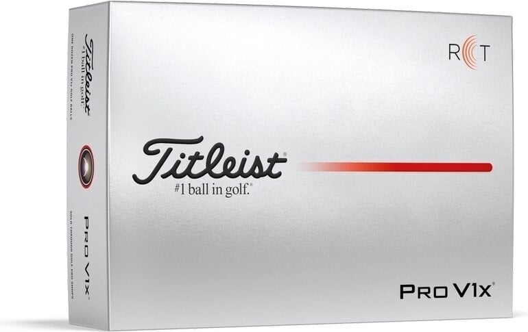 Titleist Pro V1x 2025 White RCT Golfové míčky Titleist