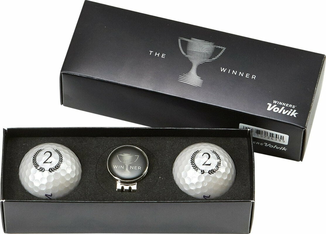Volvik Champion Box Solice 2 Pack Silver Golfové míčky Volvik