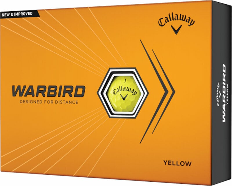 Callaway Warbird 2023 Yellow Basic Golfové míčky Callaway