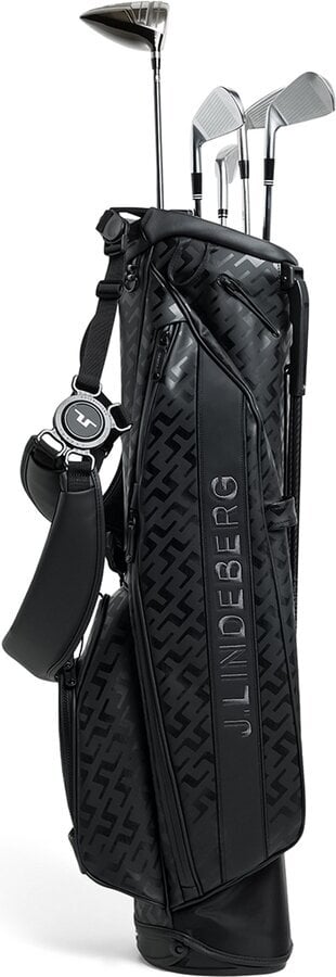 J.Lindeberg Sunday Print Geo Jacquard Black Pencil Bag J.Lindeberg