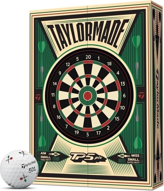 TaylorMade TP5 Pix Darts Golfové míčky TaylorMade
