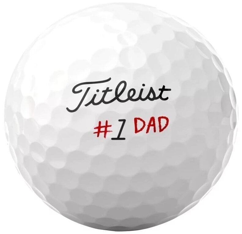 Titleist Pro V1 2025 White Fathers Day Golfové míčky Titleist