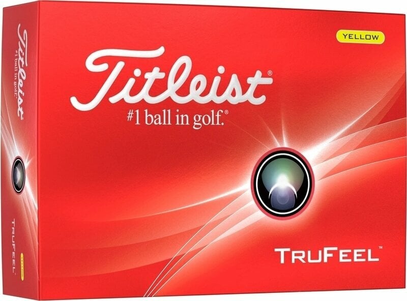 Titleist TruFeel 2024 Yellow Golfové míčky Titleist