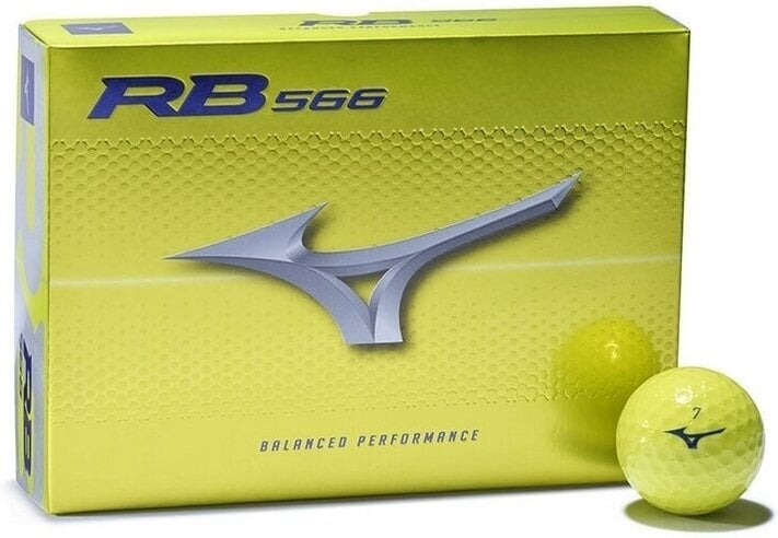 Mizuno RB566 Yellow Basic Golfové míčky Mizuno