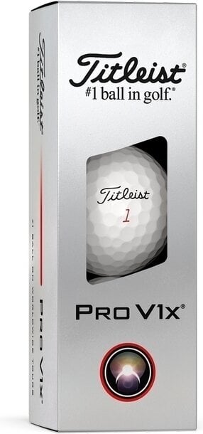 Titleist Pro V1x 2025 White Standard Golfové míčky Titleist